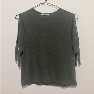 Short sleeve, cold shoulder, Zara, size M
